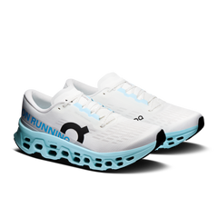 On Running Men's Cloudmonster 3 Shoes - Ivory / Topaz
