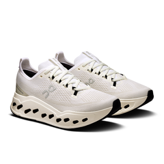 On Running Women's Cloudsurfer Max Wide Shoes - White / White