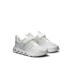On Running Kids' Cloud Play 2 Shoes - White / White