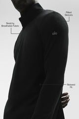 Conquer 1/4 Zip Reform Long Sleeve - Black