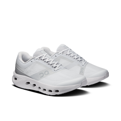 On Running Kids' Cloudsurfer Youth Shoes - Frost / White