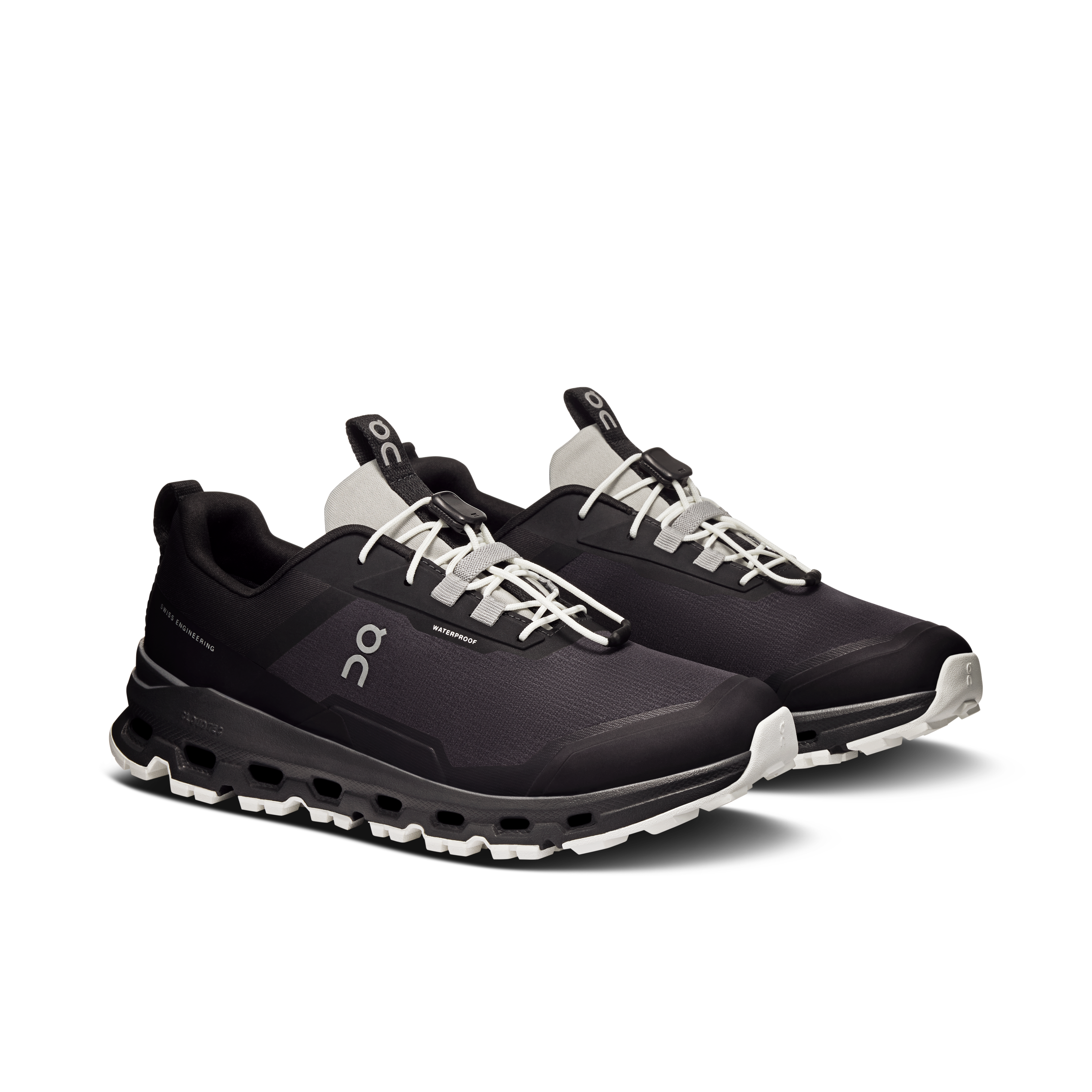 On Running Kids' Cloudhero Waterproof Shoes - Magnet / Black