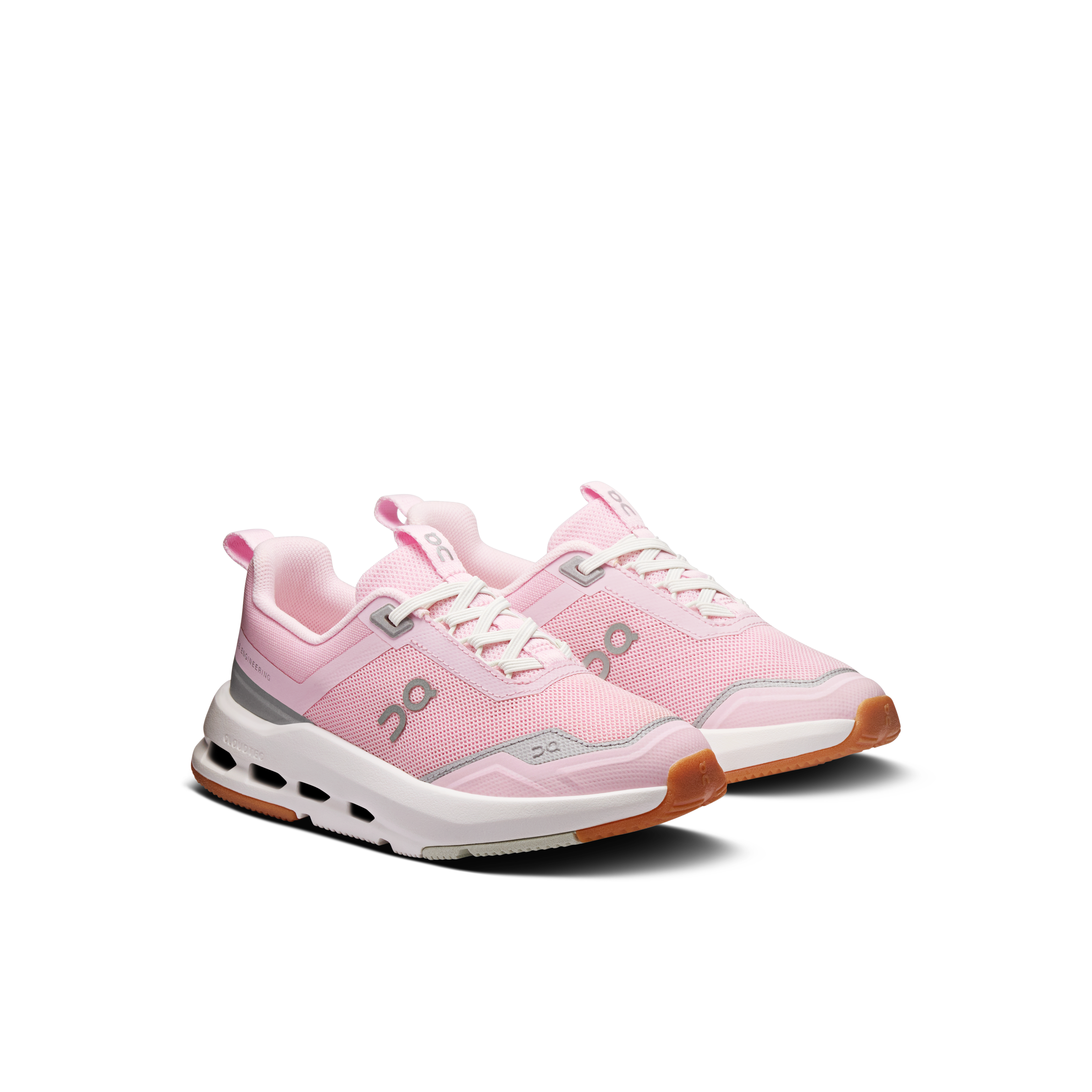 On Running Kids' Cloudnova Kids Shoes - Peony / Iceberg