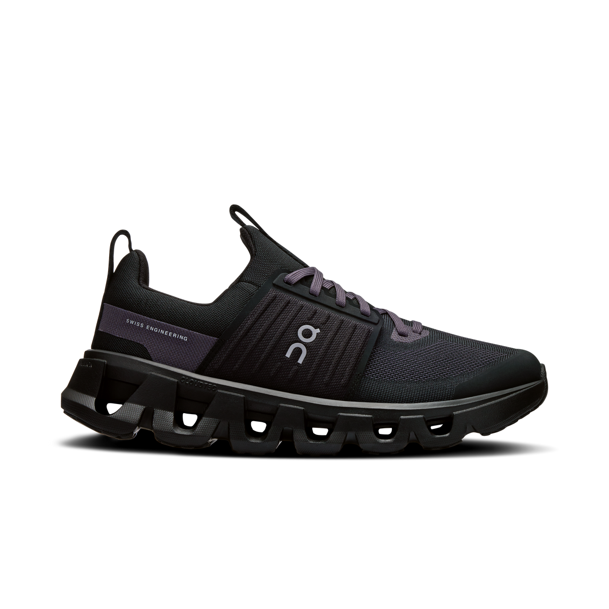 On Running Kids' Cloudswift Youth Shoes - Black / Eclipse