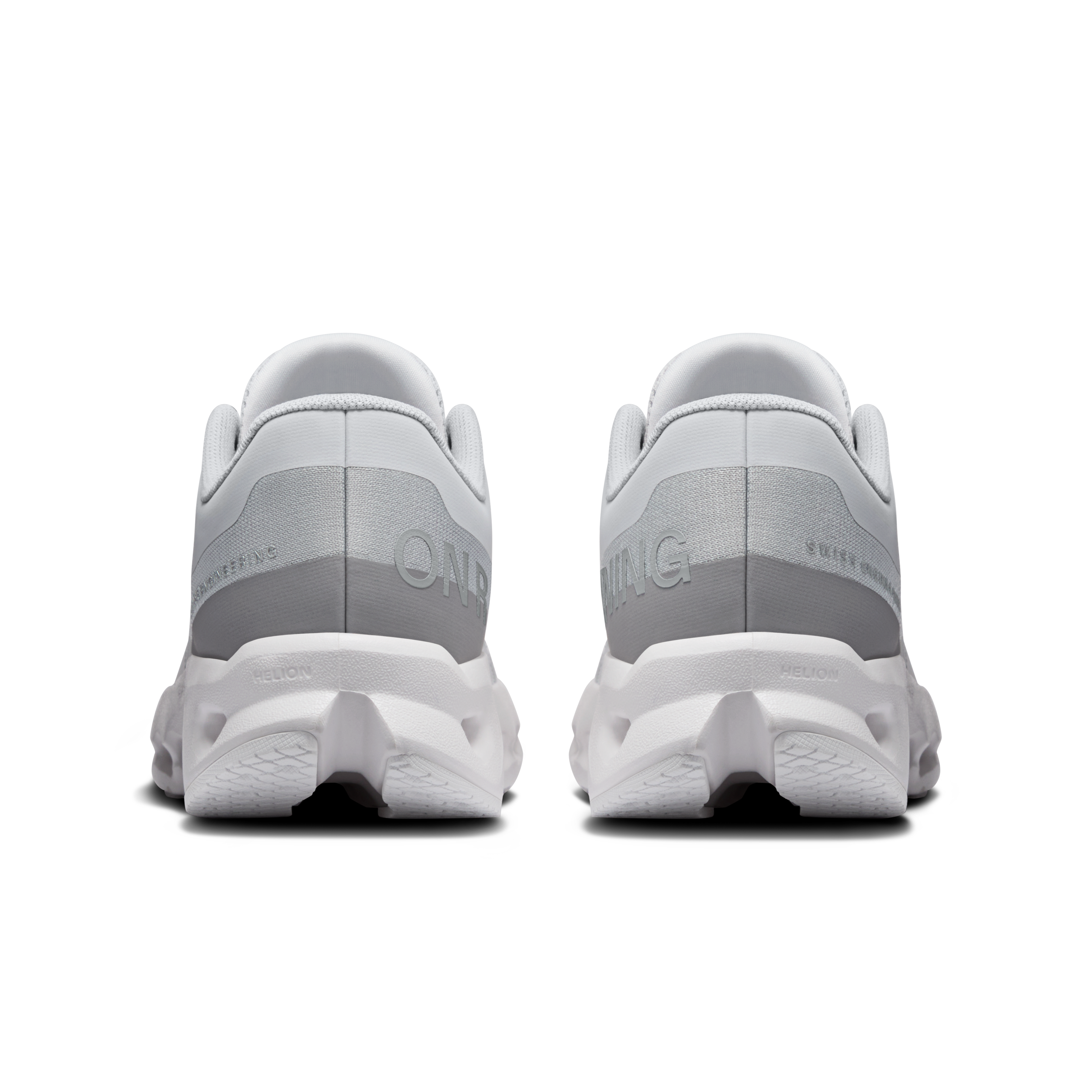 On Running Kids' Cloudsurfer Youth Shoes - Frost / White