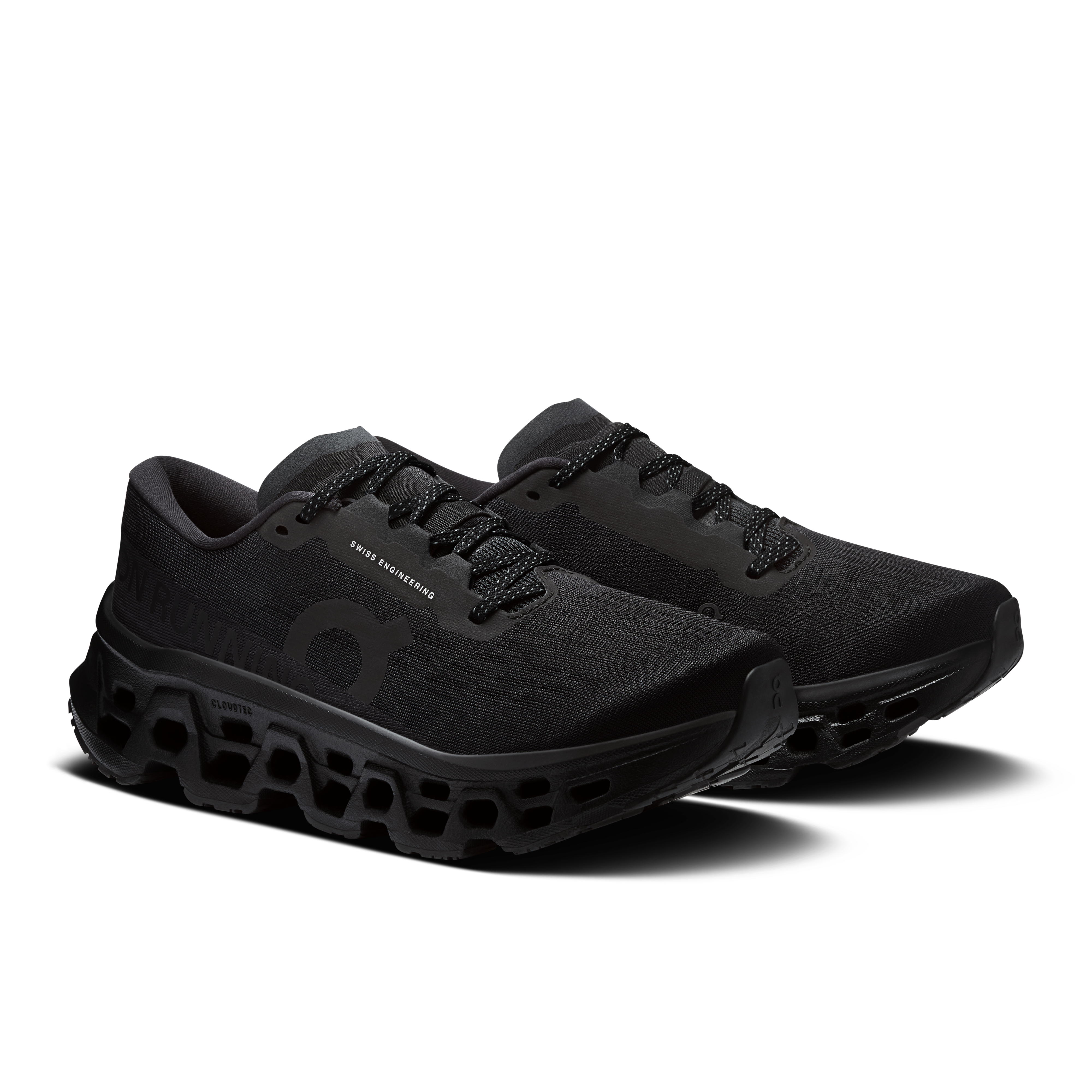 On Running Women's Cloudmonster 3 Wide Shoes - Black / Black