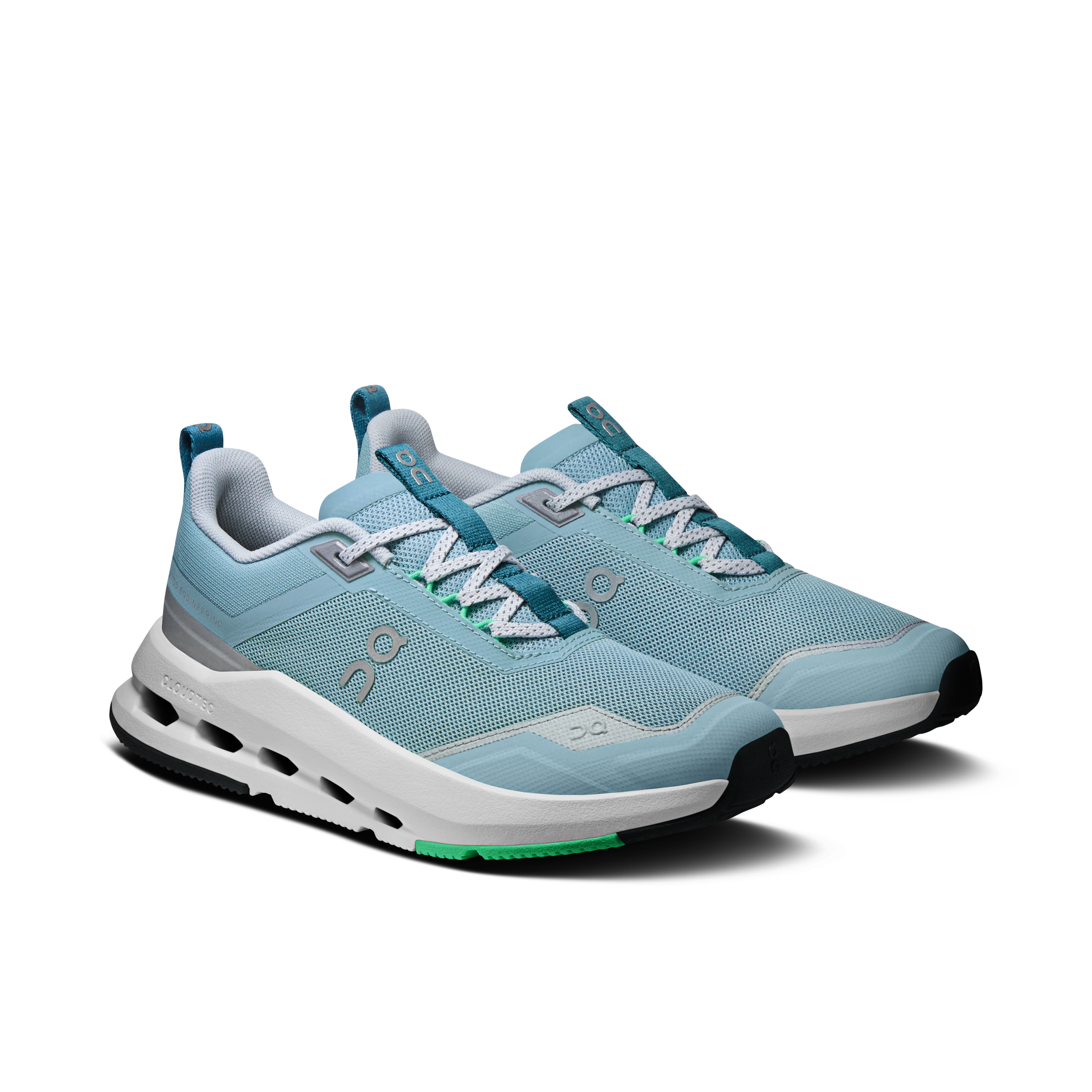 On Running Kids' Cloudnova Youth Shoes - Wash / White