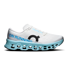 On Running Men's Cloudmonster 3 Shoes - Ivory / Topaz