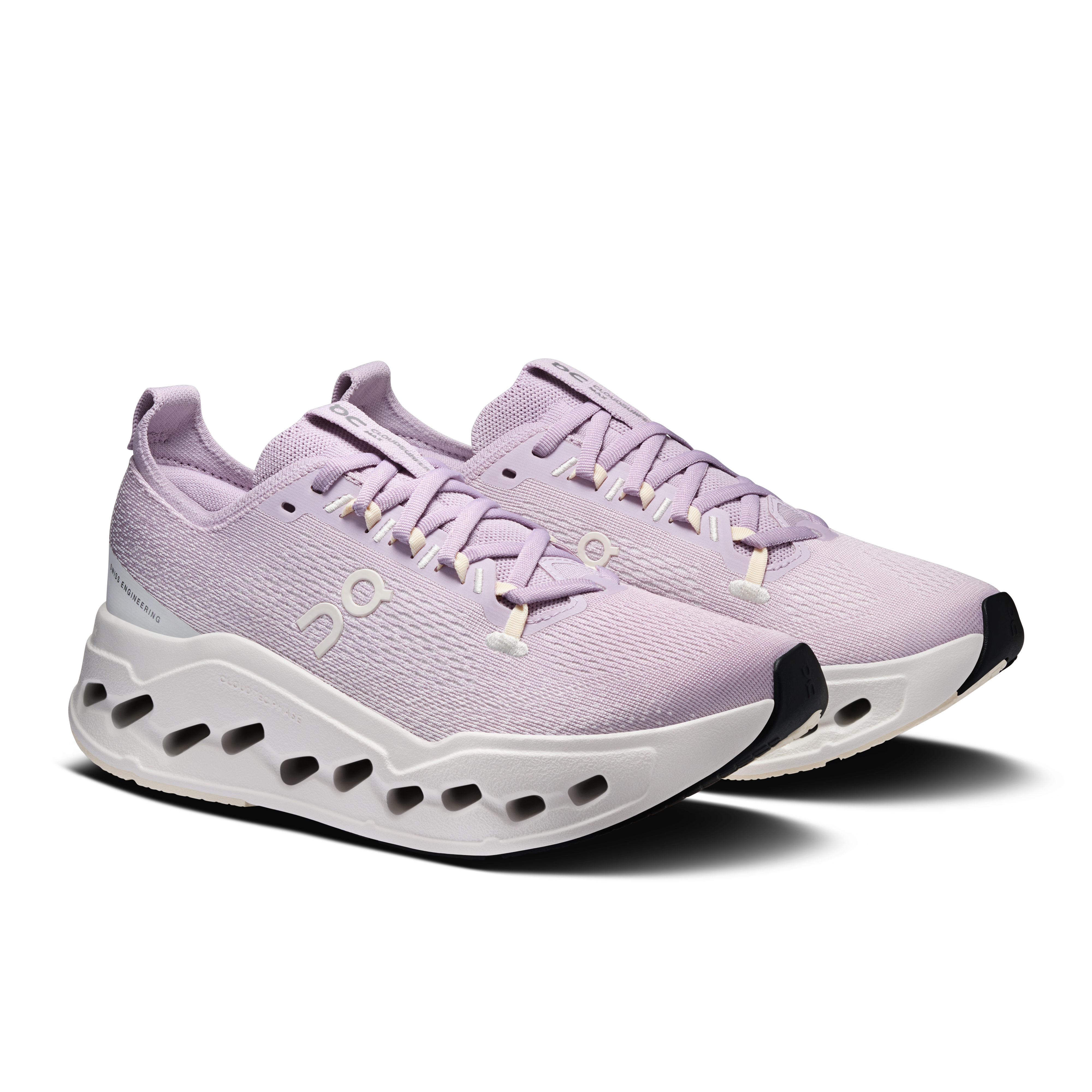 On Running Women's Cloudsurfer Max Wide Shoes - Foxglove / Ivory