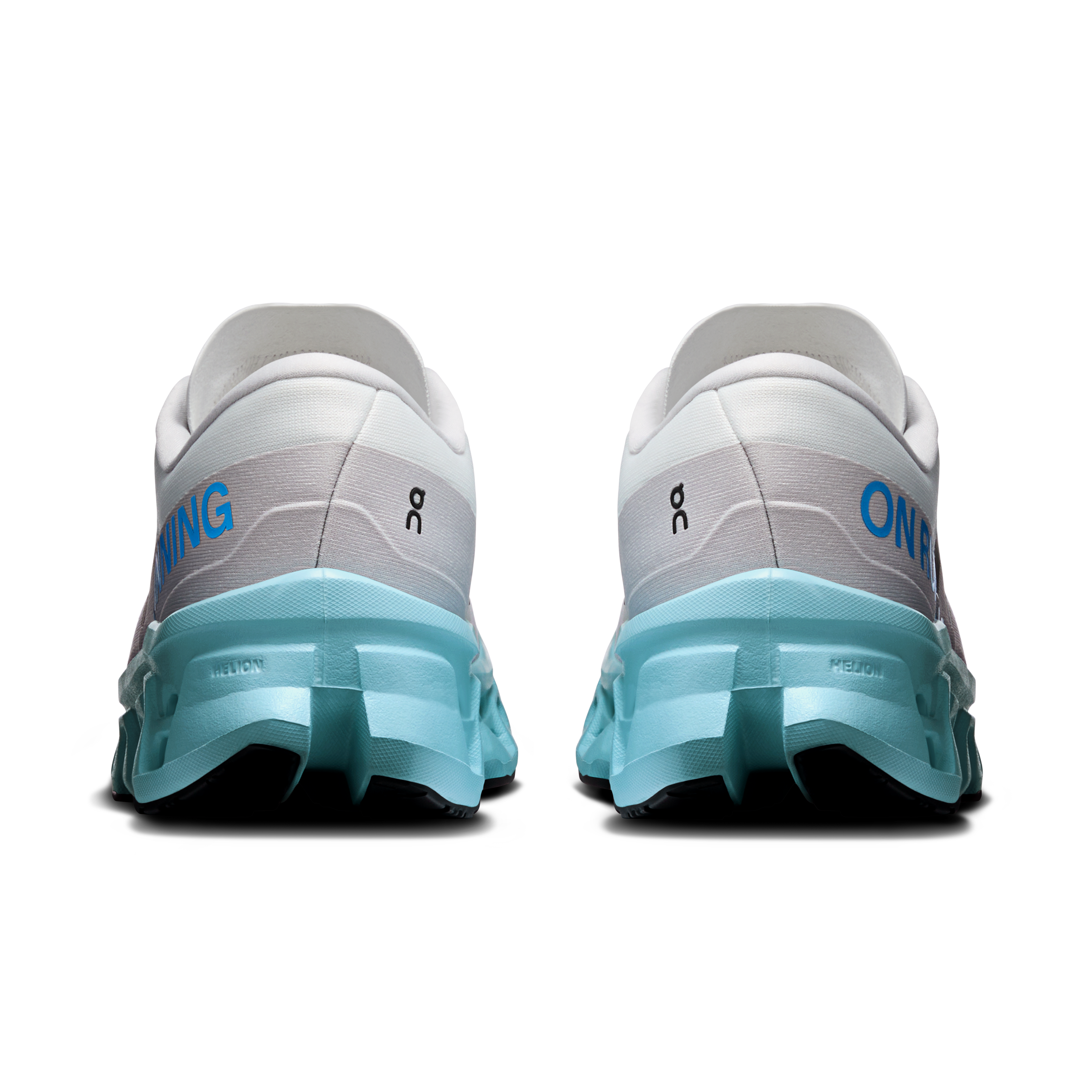 On Running Men's Cloudmonster 3 Shoes - Ivory / Topaz