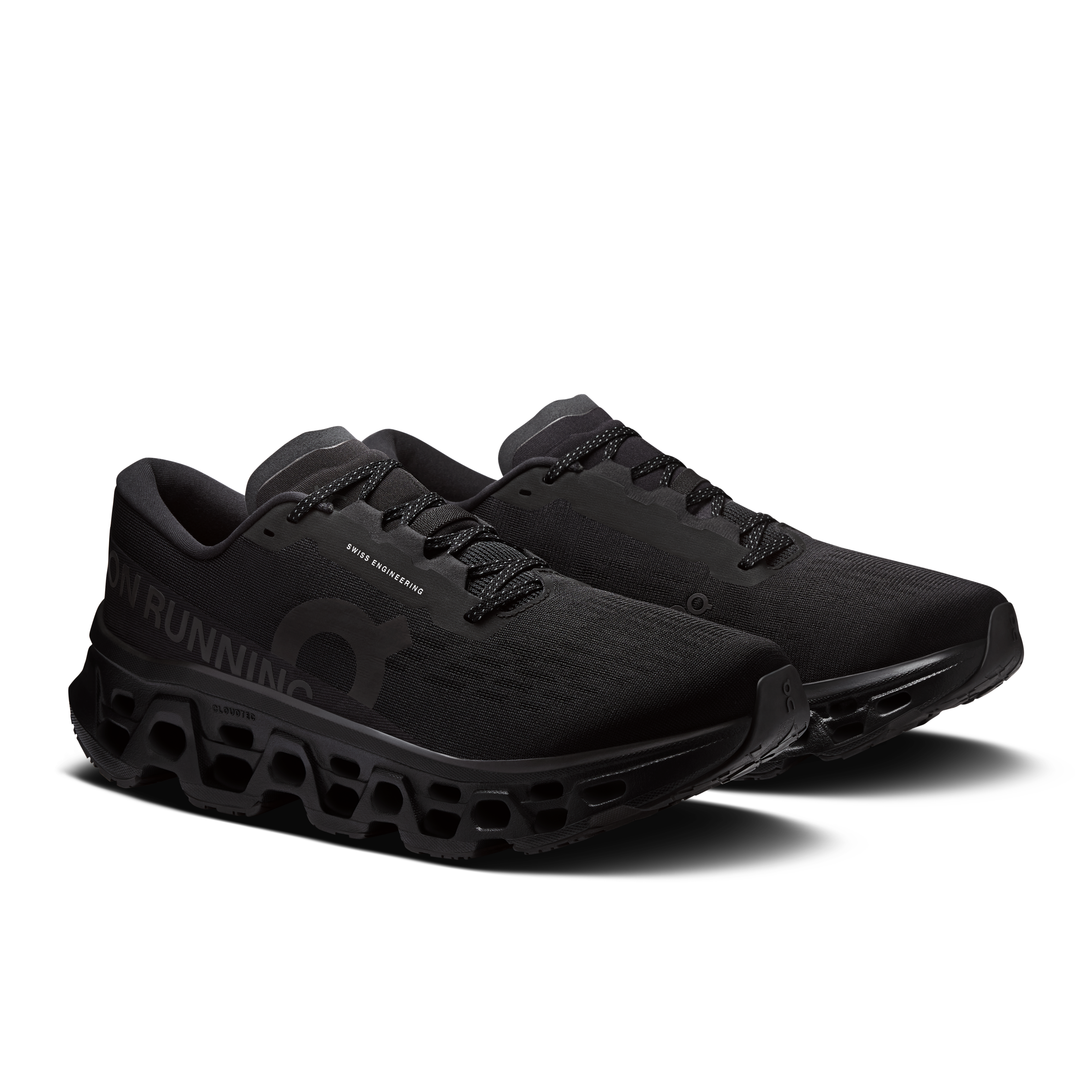 On Running Men's Cloudmonster 3 Shoes - Black / Black