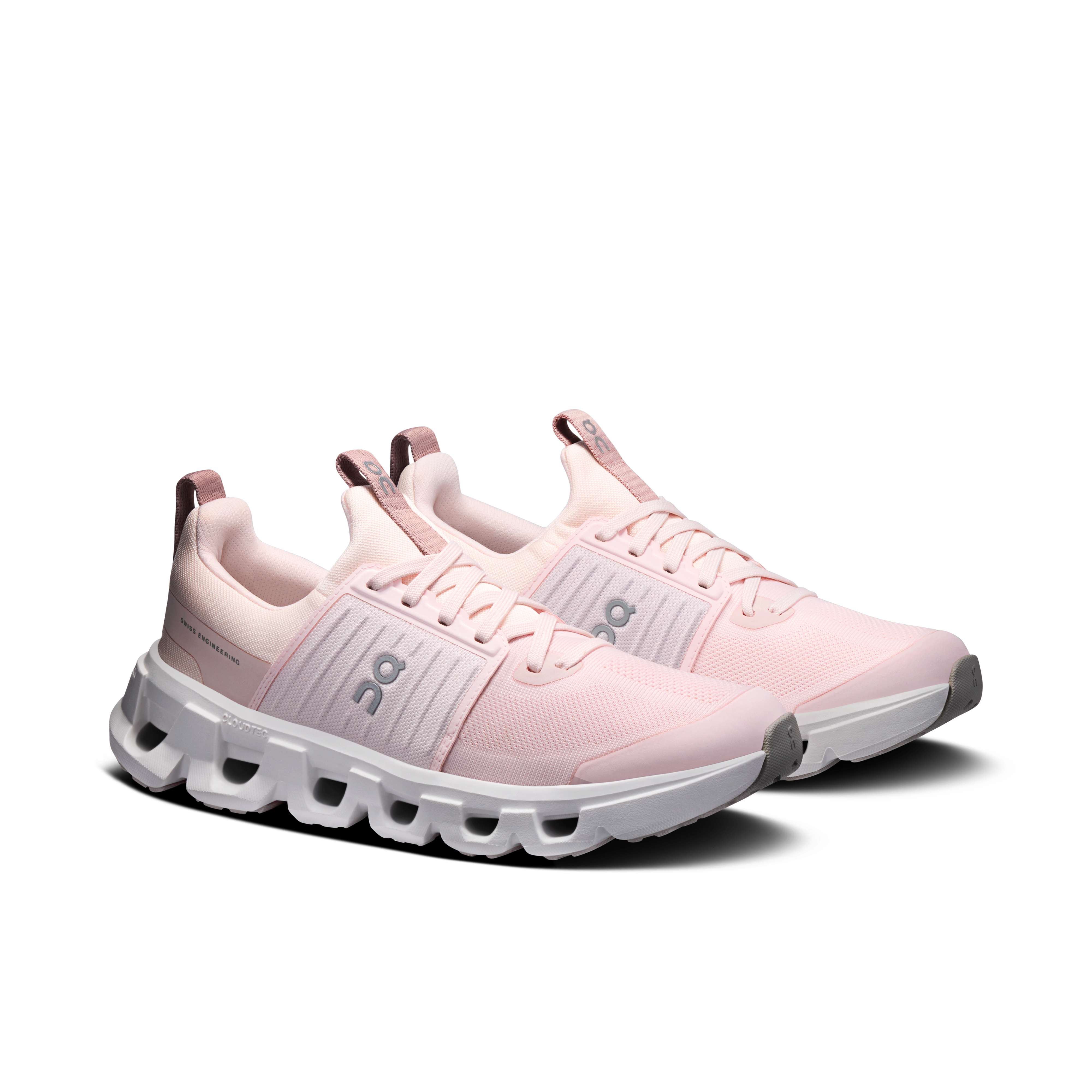 On Running Kids' Cloudswift Youth Shoes - Salt / White